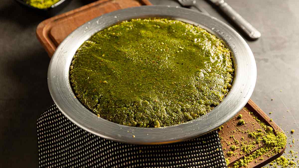 Fıstık Ezmesi Künefe – Antakiya fıstık ezmeli künefe Ankara